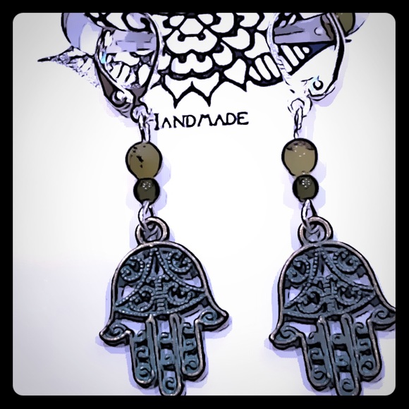 Hamsa Earrings
